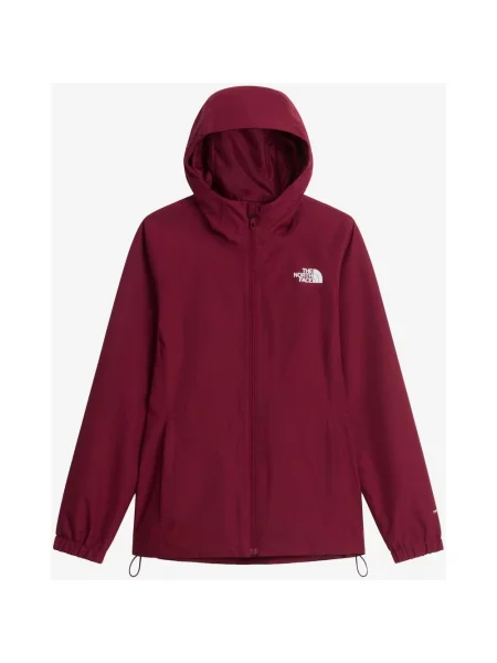 Kurtka z kapturem The North Face Quest Mono bordowy XS czerwony