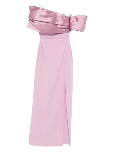 Maksi sukienka maxi Solace London garniturowa różowa