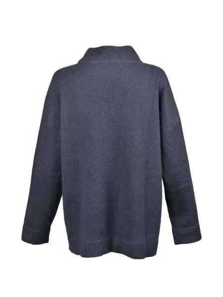 Pulover Brunello Cucinelli albastru