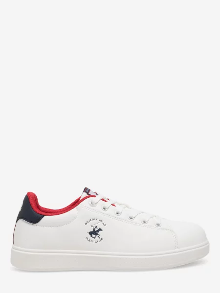 Sneakersy Beverly Hills Polo Club biela