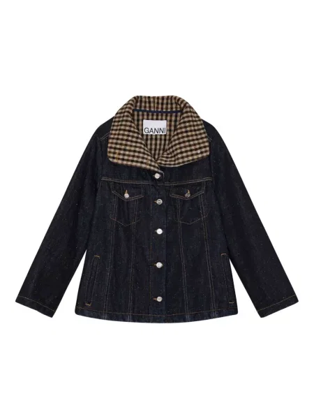 Geacă de blugi Ganni albastru