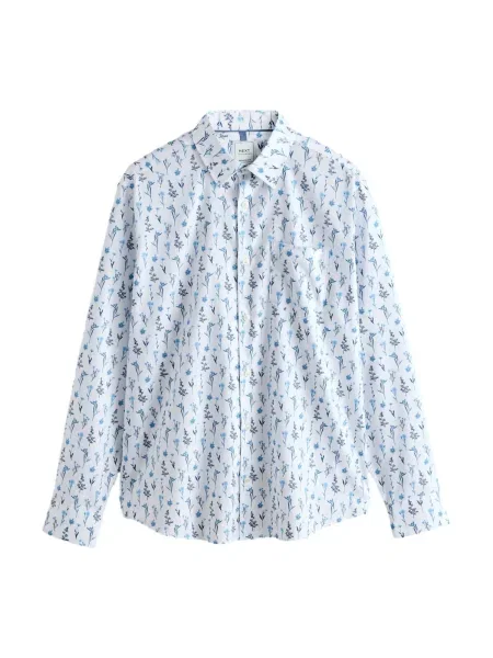 Next Košulja nebesko plava / tamno plava bijela