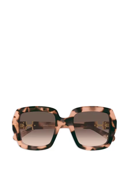 Napszemüveg Chloé Eyewear autogrammal barna