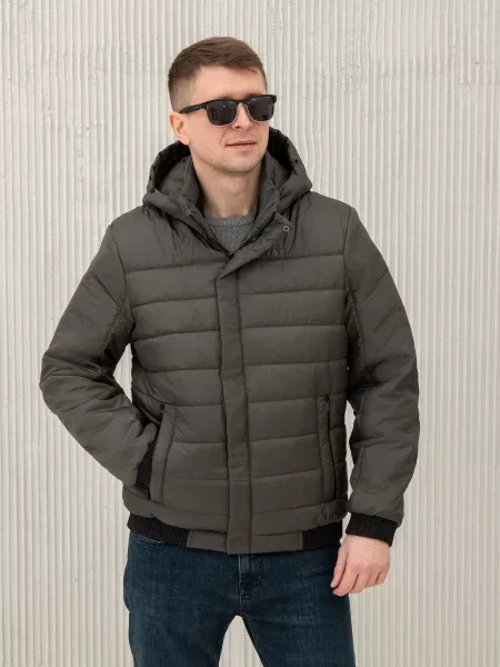 Классическая демисезонная куртка City Fashion Classic оливковая