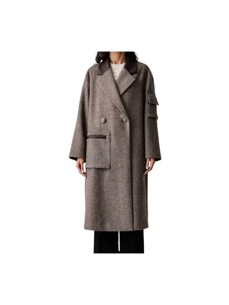 Płaszcz Armani Exchange wełniany szary
