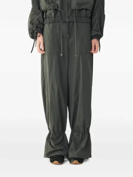 Pantaloni Tomboy cu cordon gri