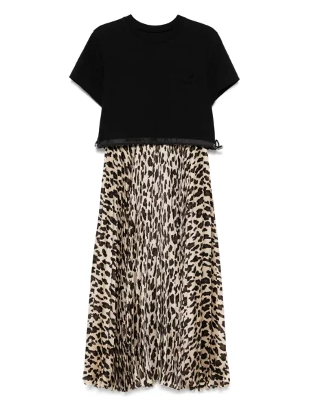 Rochie midi Sacai până la genunchi de costum