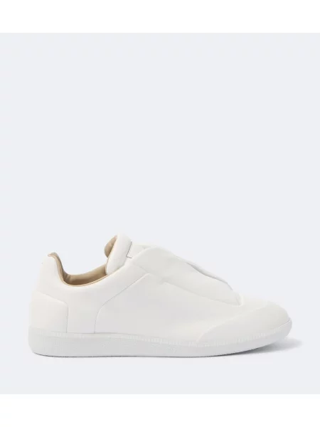 Sneakerși Maison Margiela din piele alb