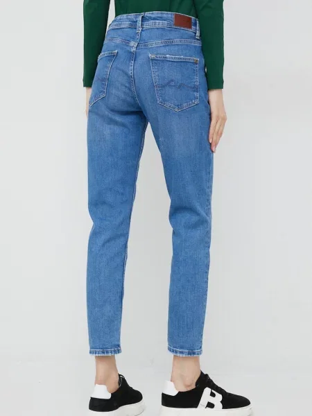 Džíny Pepe Jeans Violet high waist modré