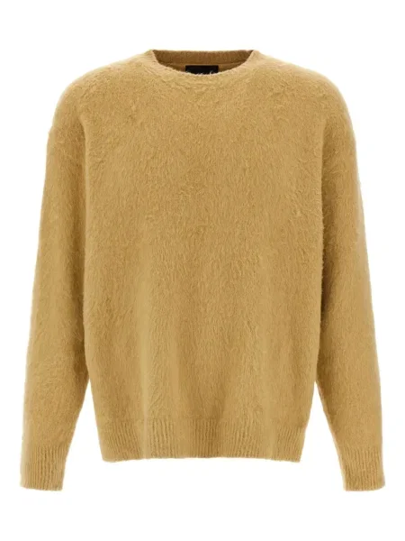 Pulover Roberto Collina cu decolteu rotund galben