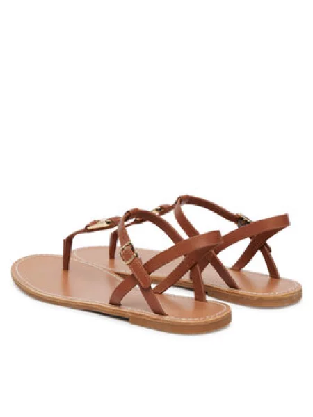Sandály Tommy Hilfiger hnědé