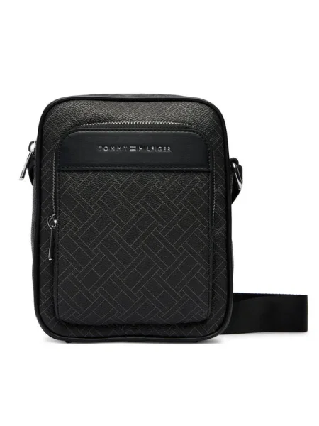 TOMMY HILFIGER Válltáska szürke fekete