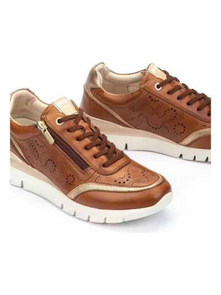 Sneakersy Pikolinos skórzane brązowe