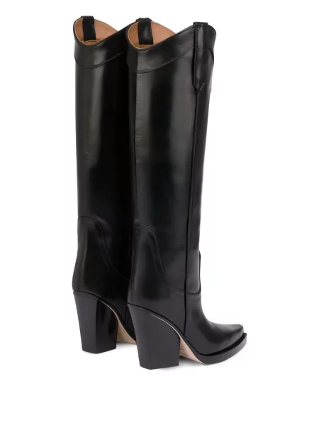Botine Paris Texas din piele negru