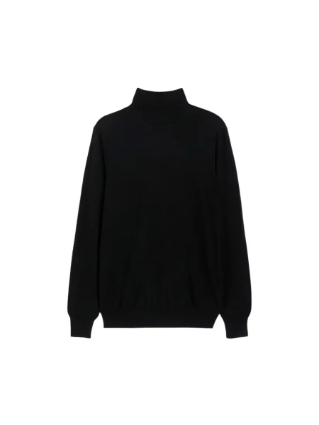 Golf golf golf Aspesi wełniany czarny