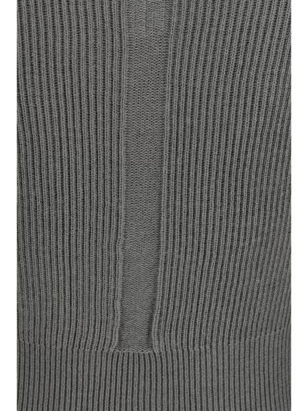 Pulover Rick Owens cu decolteu în V gri