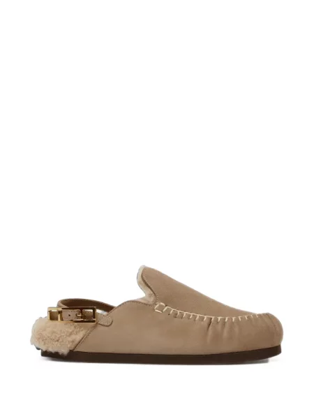 Pantofi loafer Fabiana Filippi din piele de oaie maro