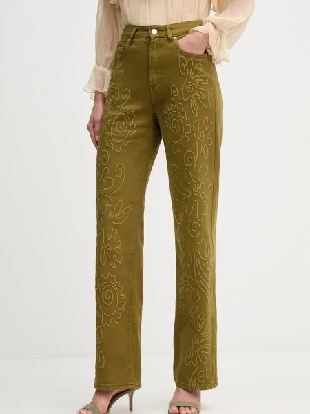 Hoss Intropia jeans high waist verde