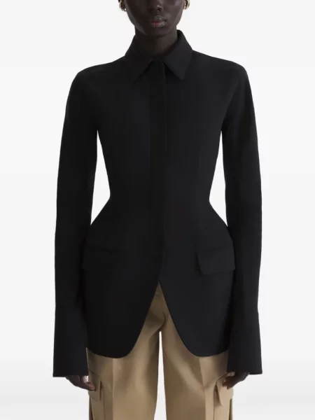 Geacă cămașă Mugler negru