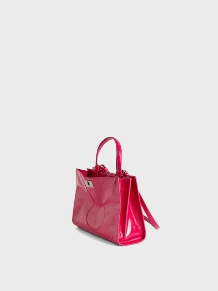 Шкіряна сумка Zadig&voltaire рожева