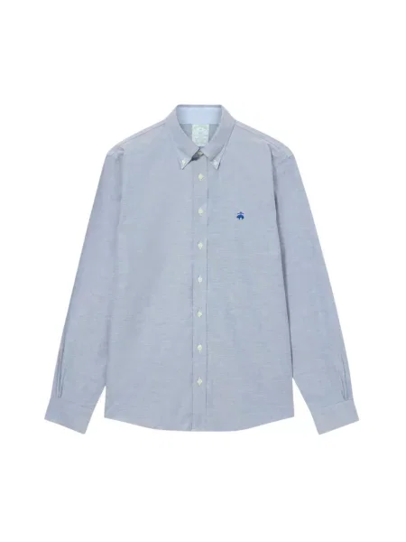 Koszula Brooks Brothers z twillu niebieska
