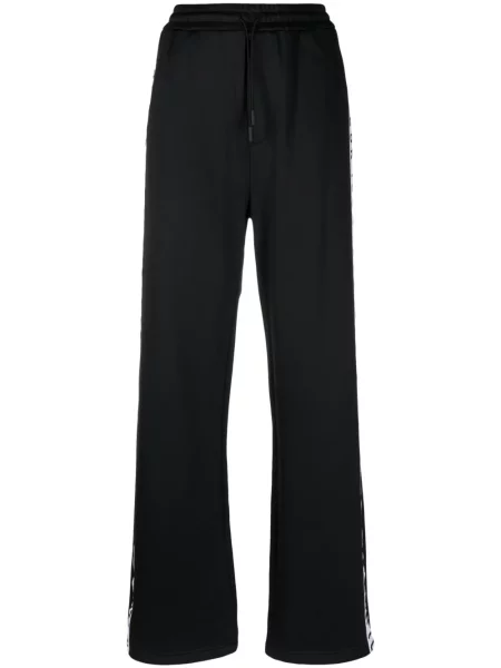 Široké kalhoty Dsquared2 černé
