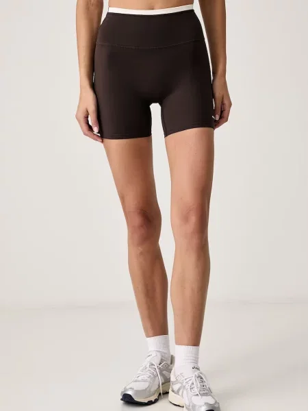 P.E Nation pantaloni scurți sport pentru femei maro