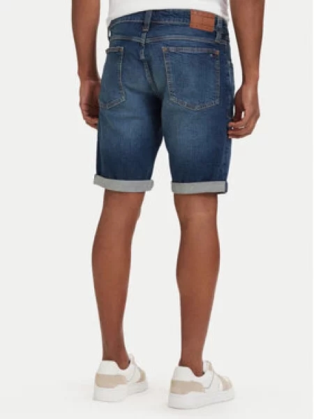 Tommy Jeans Jeans kratke hlače Ronnie Mornarsko modra