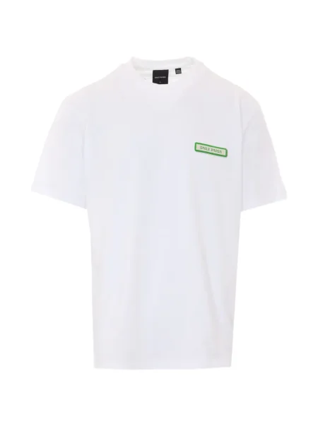 Tricou Daily Paper cu imagine alb