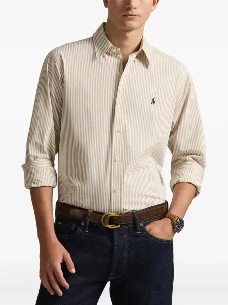 Czapka z daszkiem Polo Ralph Lauren w kratkę z twillu biznesowa niebieska