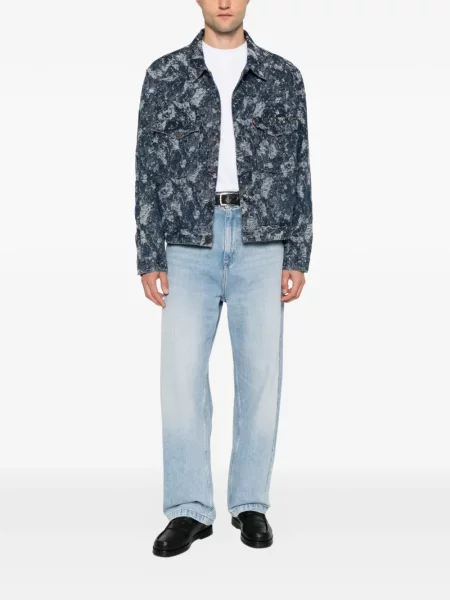 Geacă de blugi Levi's® zdrențuiți albastru