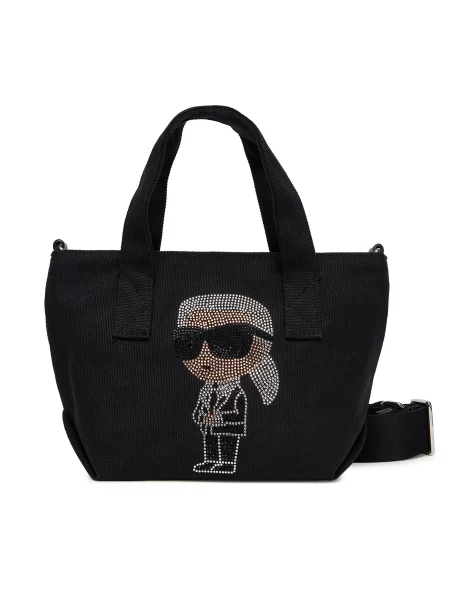 KARL LAGERFELD Ročna torba črna