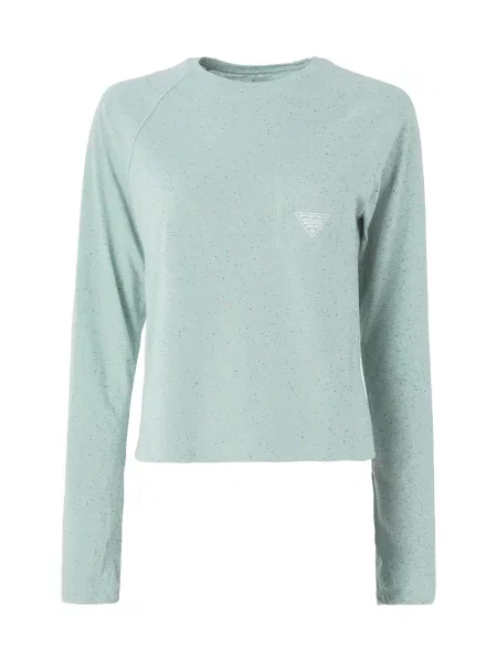 COLUMBIA Tricou funcțional PFG Uncharted verde mentă alb