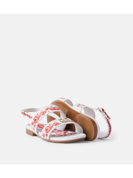 Gyerek szandál Dolce&gabbana narancsszínű