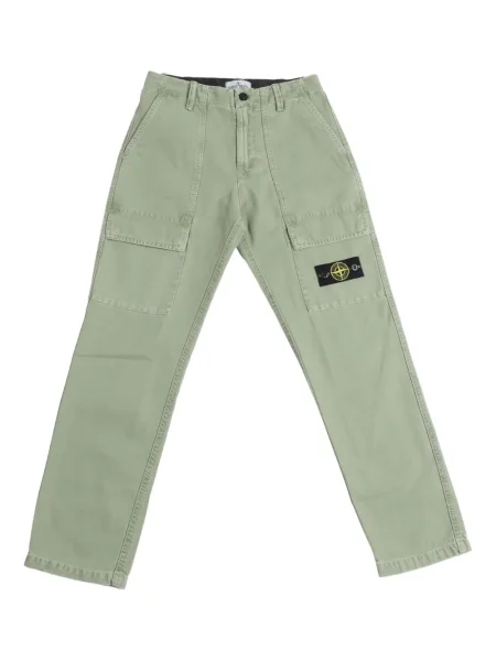 Spodnie cargo dziecięce Stone Island zielone