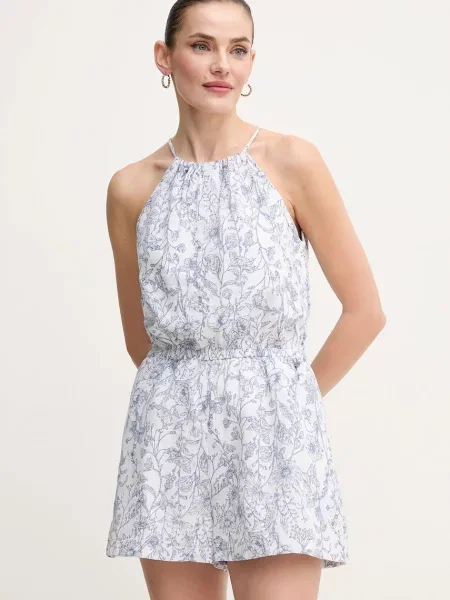 Pepe Jeans salopeta din in DENIA cu decolteu rotund alb