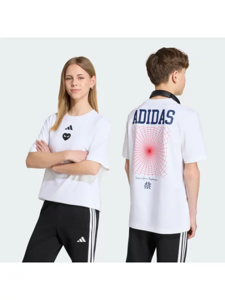 Tričko adidas Marvel Spider-Man Graphics bílé