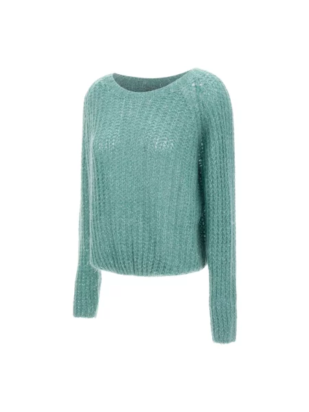 Sweter Kaos z cekinami zielony