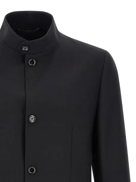 Gulerat sacou Lardini negru