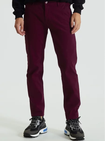 Чіноси Harmont&Blaine бавовна/еластан бордовий