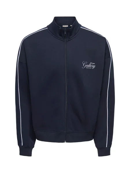 Only & Sons Hanorac ONSCERES bleumarin alb