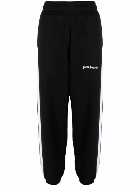 Pantaloni Palm Angels cu imagine negru