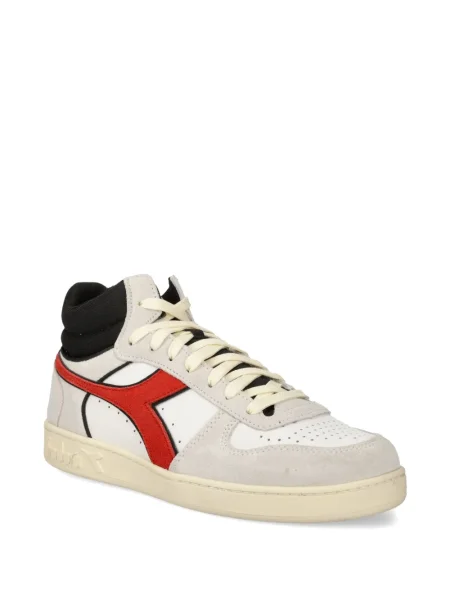Sneakerși Diadora din piele alb