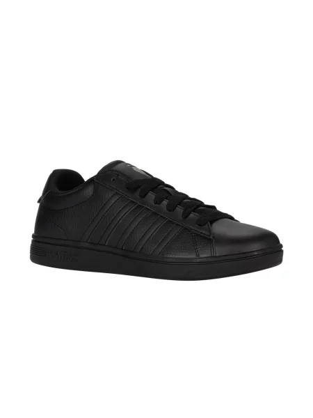 Buty sneakersy K-SWISS COURT TIEBREAK II skóra czarne