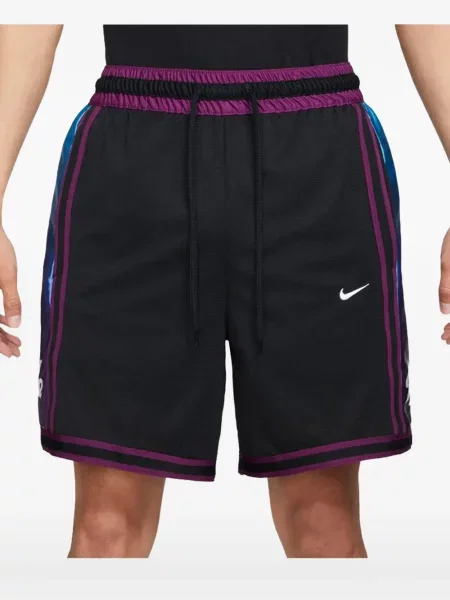 Hlače Nike s printom tie-dye veze crvena