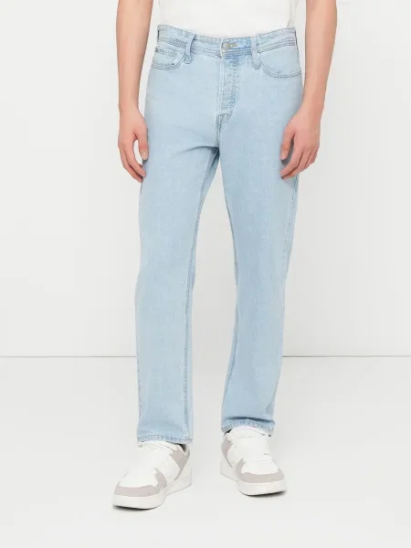 JACK & JONES Džínsy JJICHRIS JJORIGINAL svetlomodrá / denim čierny