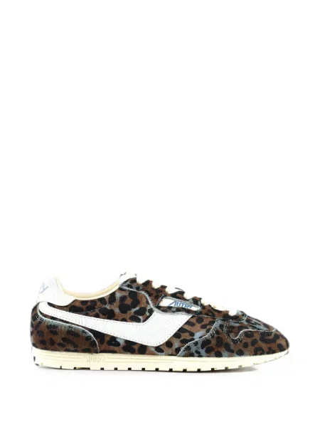 Sneakerși Autry cu imagine cu model leopard gri