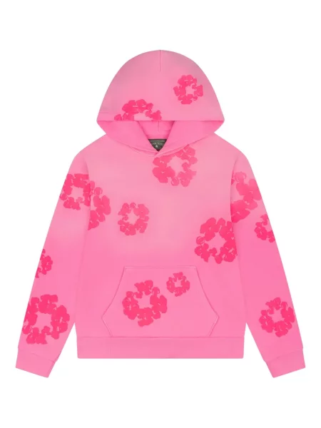 Суичър с качулка Denim Tears розово