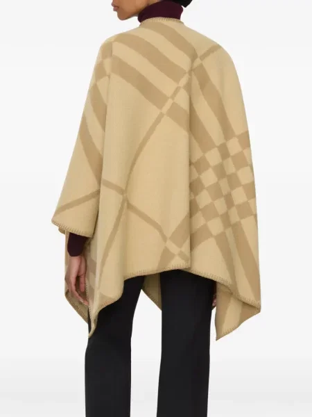 Pelerină Burberry de lână în carouri