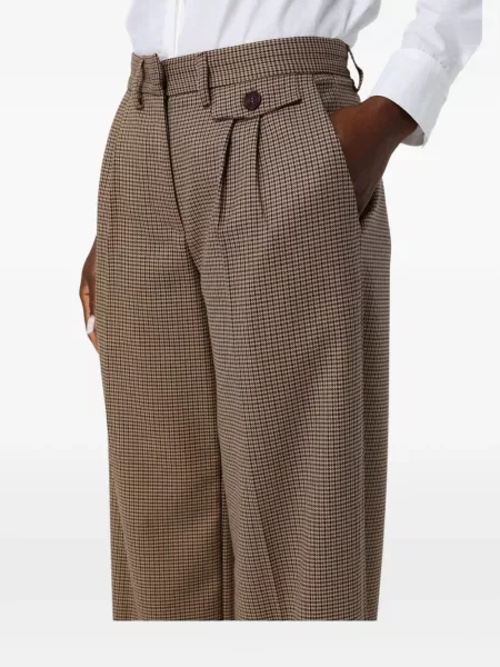 Pantaloni Mar De Margaritas cu model pepito maro